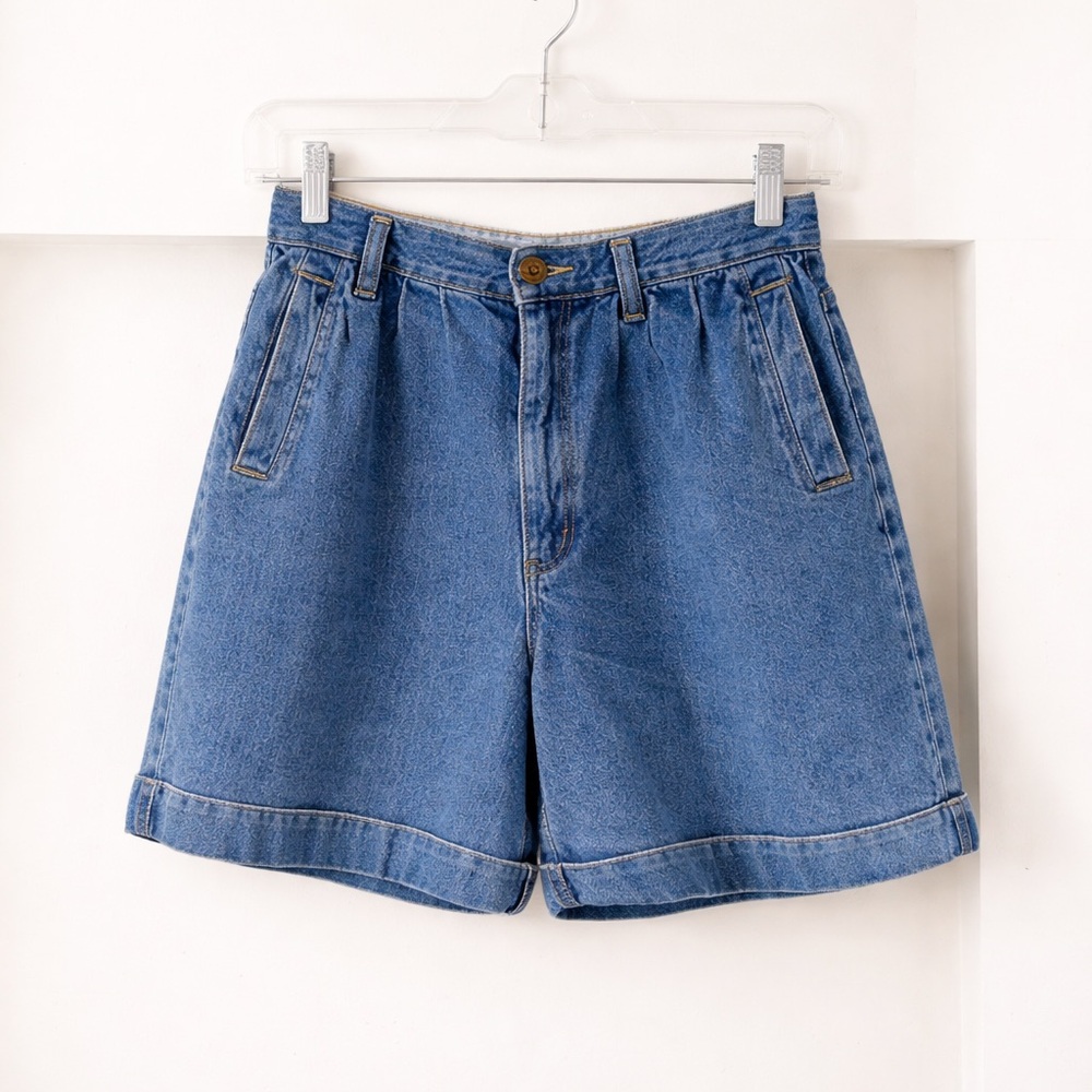 ⭐️SOLD Vintage Cherokee Denim Shorts High Rise Pleated 80s USA Made